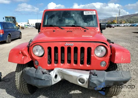 2015 Jeep Wrangler Sahara from USA, damaged, VIN 1C4AJWBG2FL656030